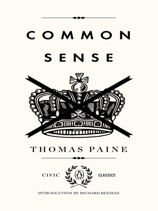 Title details for Common Sense by Thomas Paine - Available